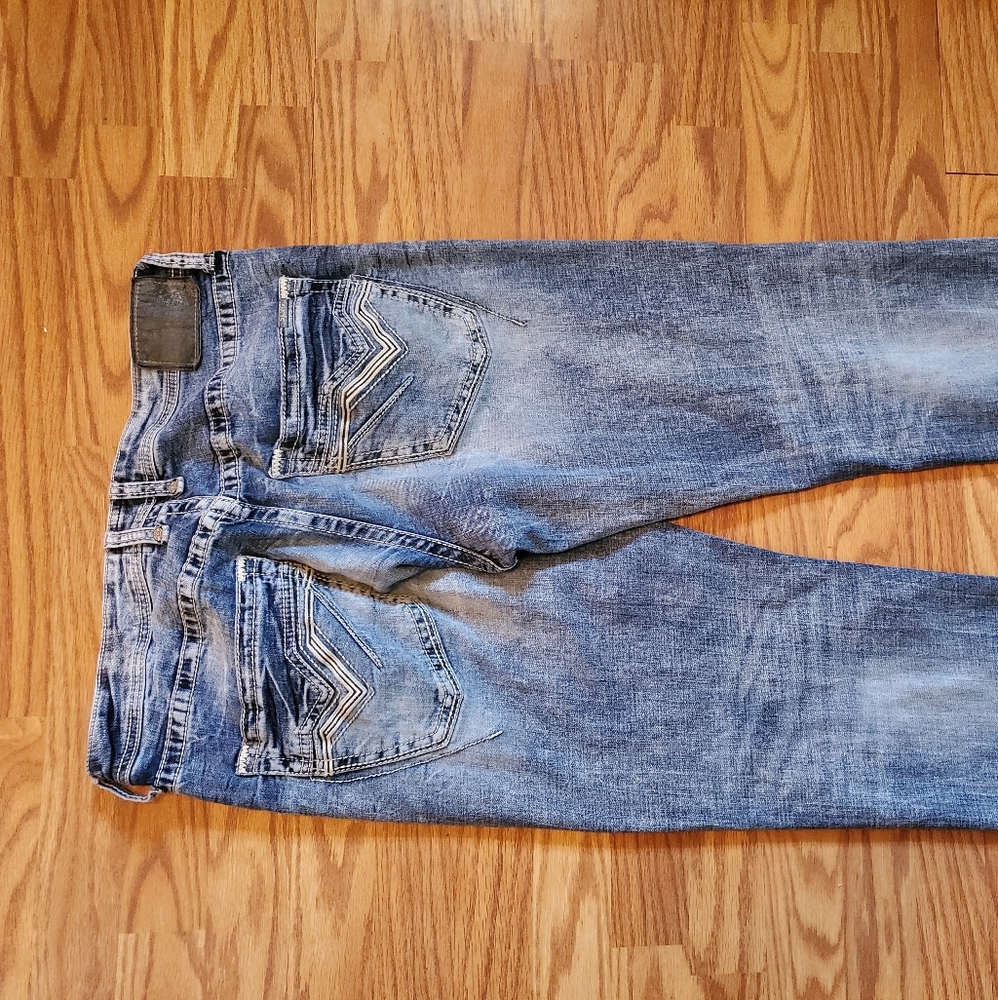 Salvage buckle jeans